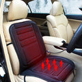Heated Car Seat Cover and Cushion with 12v Power Adjustable Temperature and Elastic Straps - Image 1