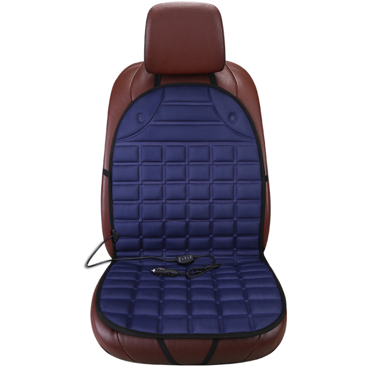 Heated Car Seat Cushion Cover with 12v Power Cord and Ergonomic Padded Backrest Pad - Image 12