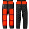 Heated Cold Weather Golf Pants with Electric Heaters and Fleece Lining for Motorcycle Hunting - Image 1