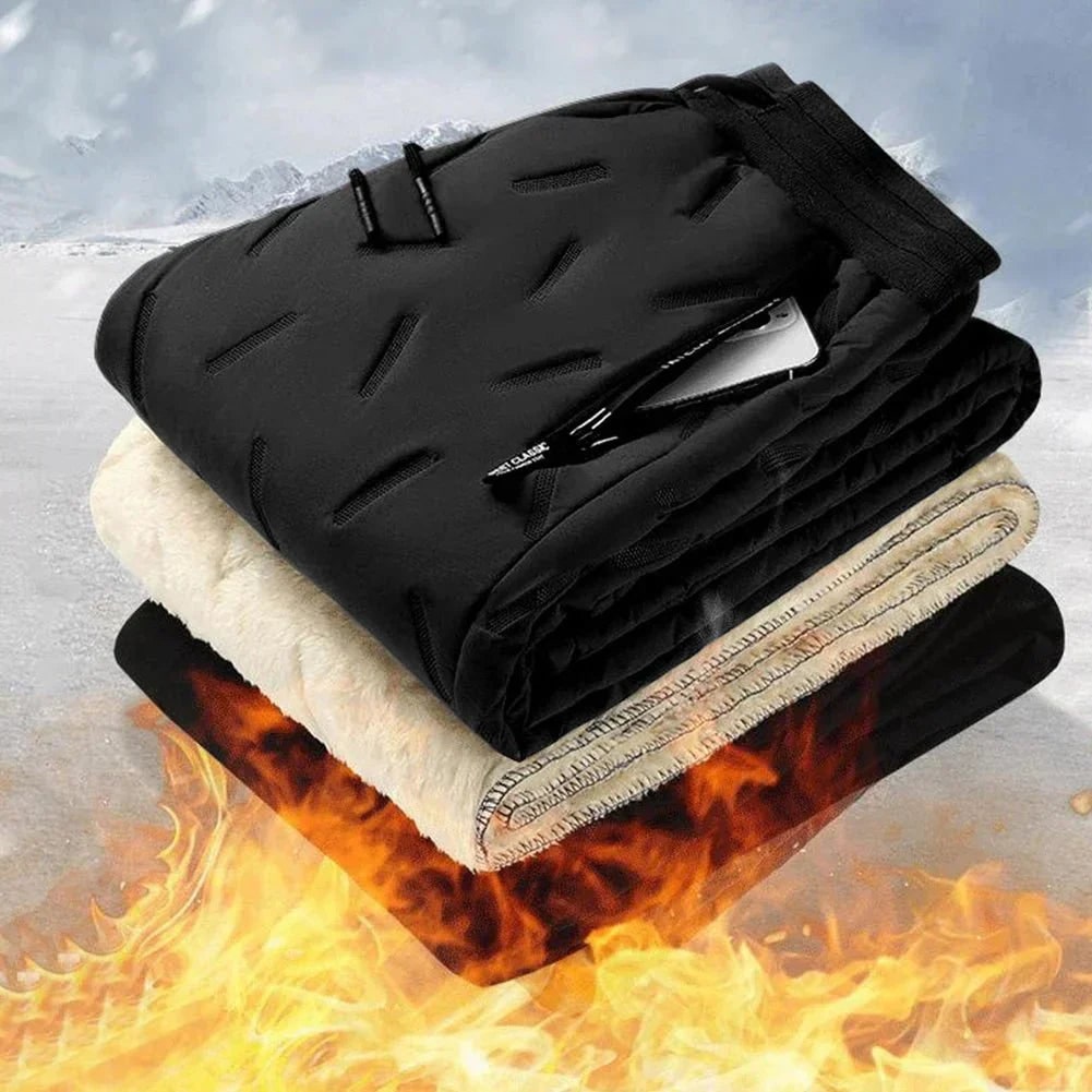 Heated Cold Weather Golf Pants with Electric Heaters and Fleece Lining for Motorcycle Hunting - Image 3