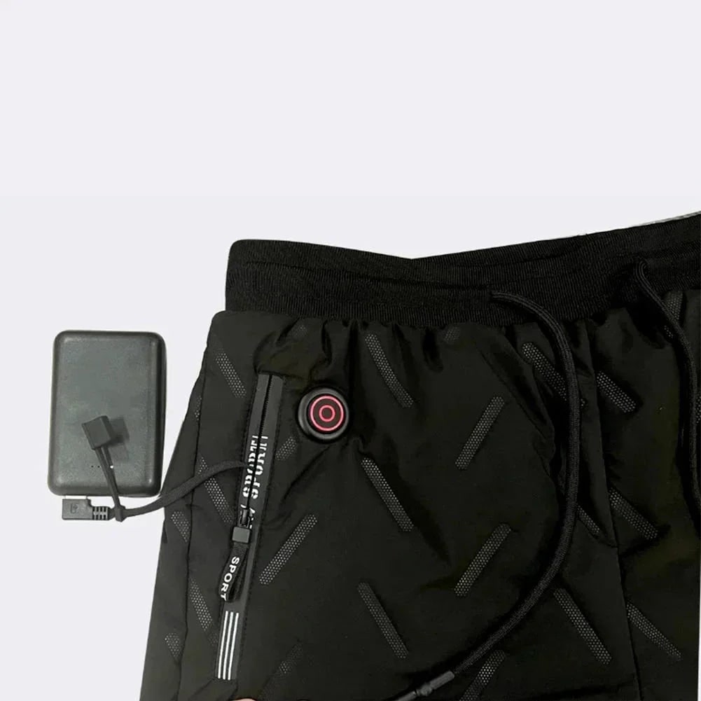 Heated Cold Weather Golf Pants with Electric Heaters and Fleece Lining for Motorcycle Hunting - Image 7