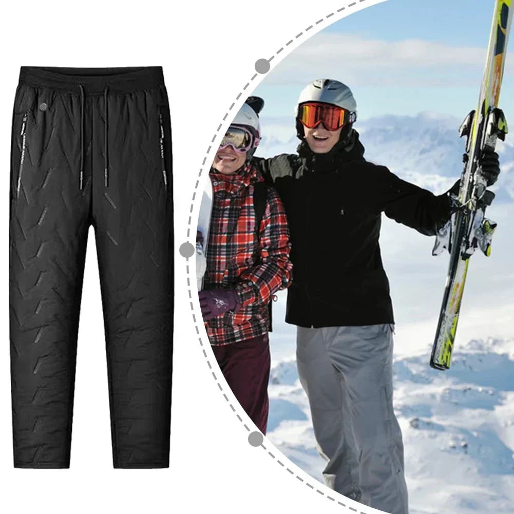 Heated Cold Weather Golf Pants with Electric Heaters and Fleece Lining for Motorcycle Hunting - Image 9