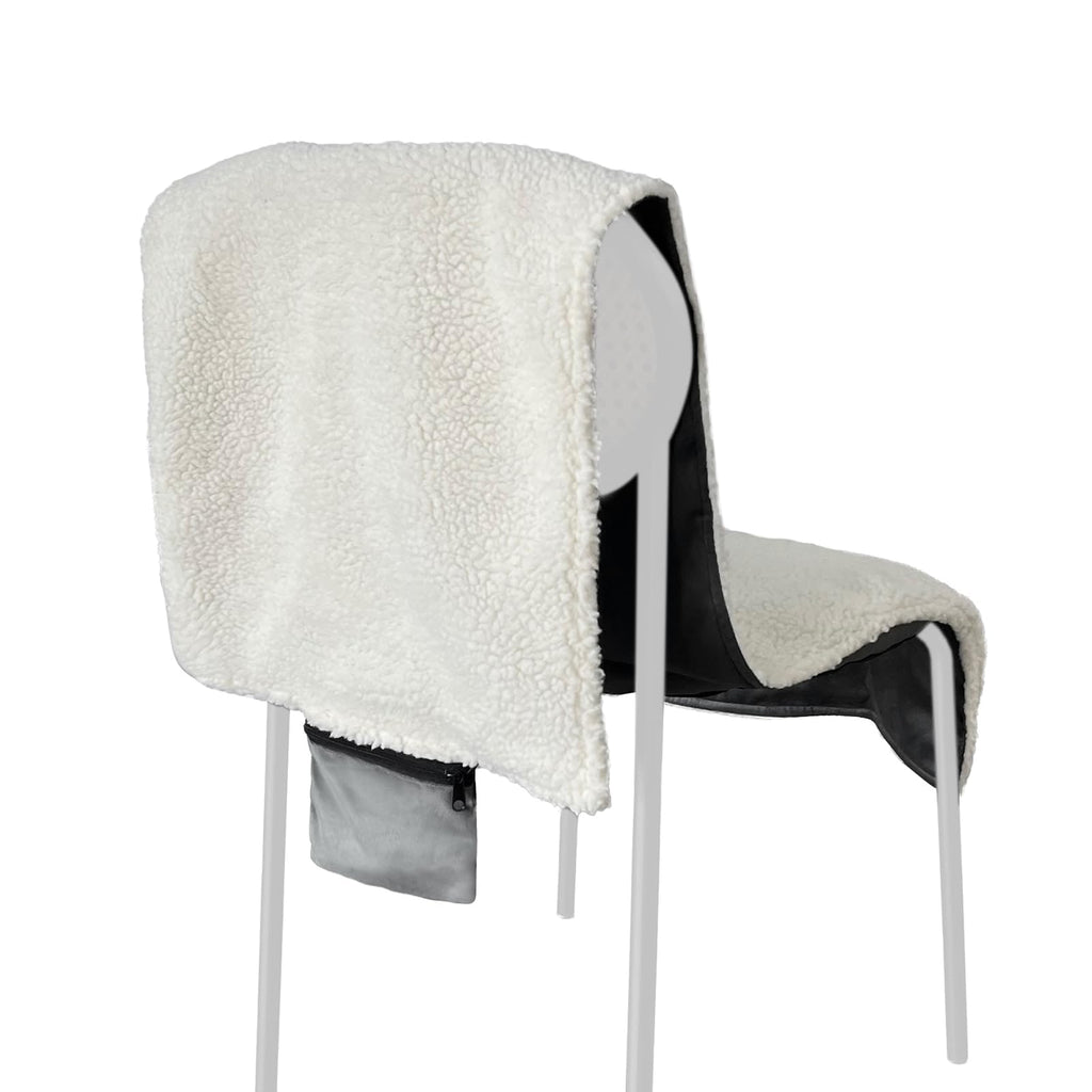 Heated Desk Chair Pad with Dual Heating Zones Usb-Powered Sherpa Cushion for Office - Image 2