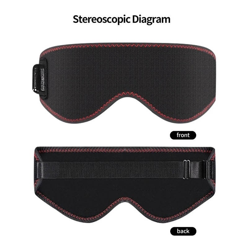 Heated Eye Mask for Sleep with 3 Heat Levels and USB Charging - Image 6