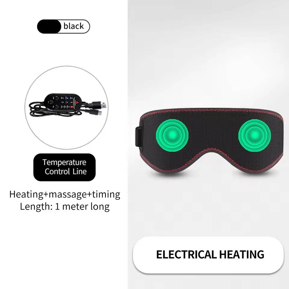 Heated Eye Mask for Sleep with 3 Heat Levels and USB Charging - Image 8