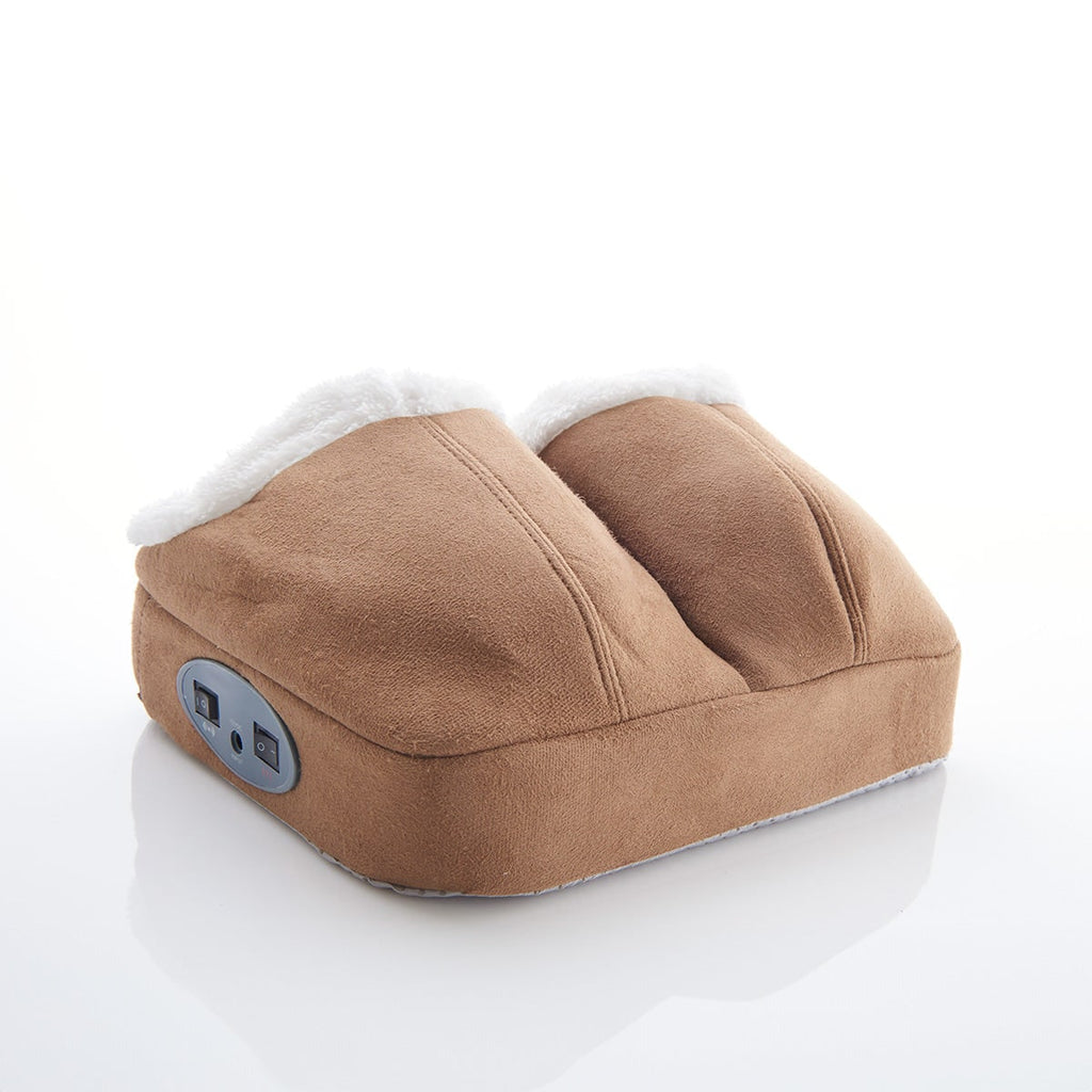 Heated Foot Massager Electric Warmer Sherpa Fleece Vibration Dual Pocket With Massage - Image 8