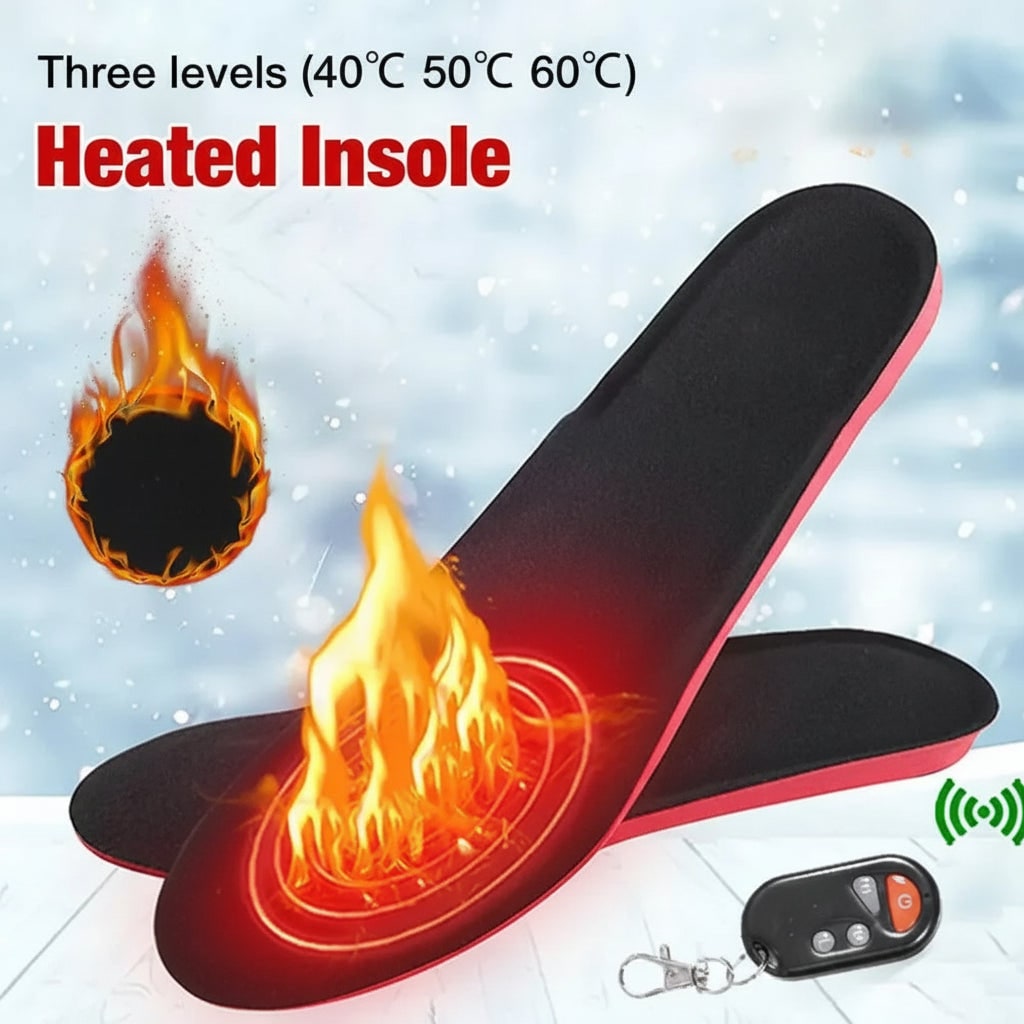 Heated Insoles and Shoe Inserts with Wireless Remote Control Rechargeable Cut-To-Fit - Image 3