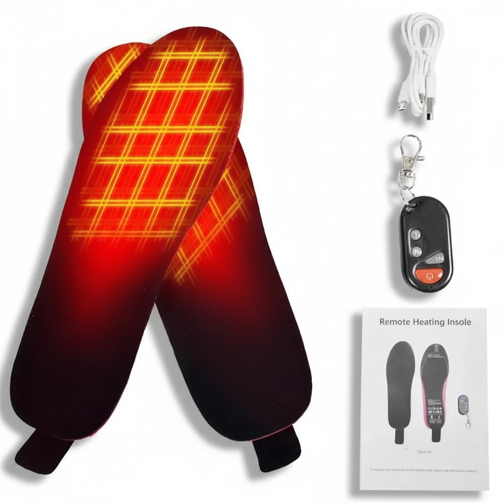 Heated Insoles and Shoe Inserts with Wireless Remote Control Rechargeable Cut-To-Fit - Image 4