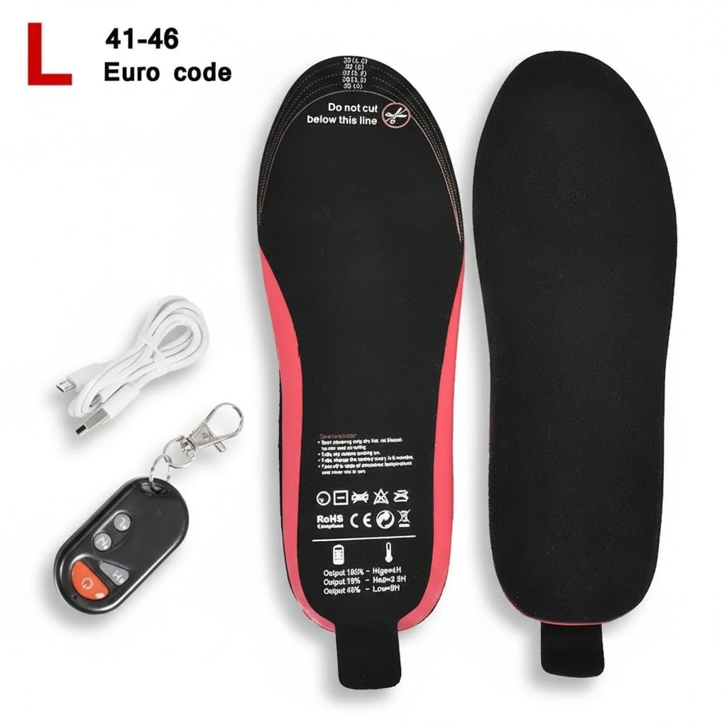 Heated Insoles and Shoe Inserts with Wireless Remote Control Rechargeable Cut-To-Fit - Image 6