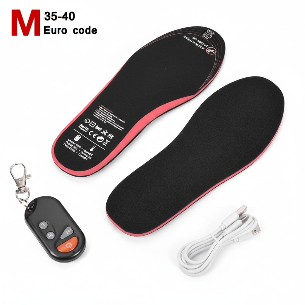 Heated Insoles and Shoe Inserts with Wireless Remote Control Rechargeable Cut-To-Fit - Image 7