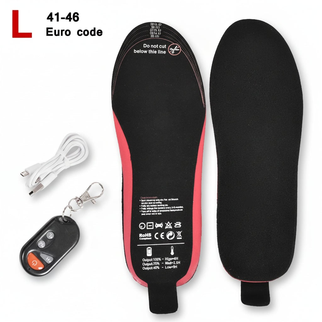 Heated Insoles and Shoe Inserts with Wireless Remote Control Rechargeable Cut-To-Fit - Image 8