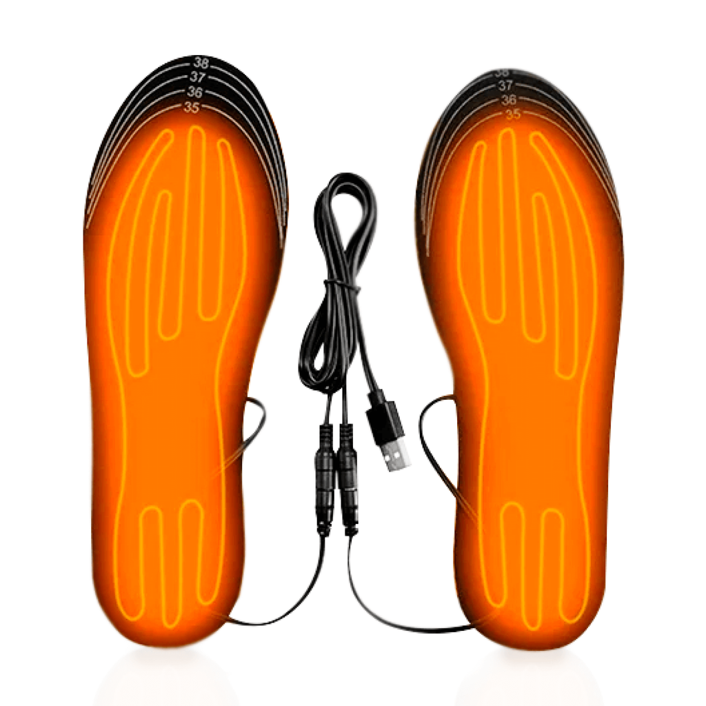 Heated Insoles with USB Charging Trim-To-Fit Design and Adjustable Heat Settings - Image 1