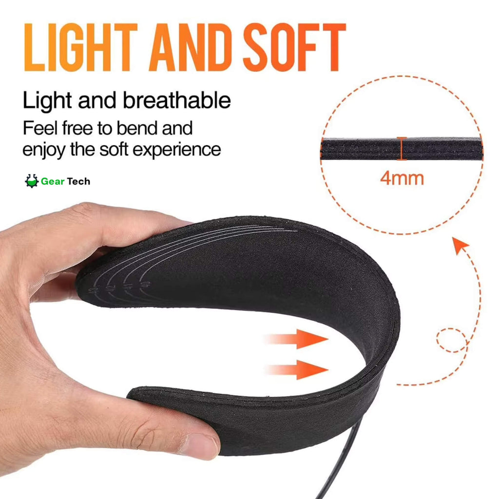 Heated Insoles with USB Charging Trim-To-Fit Design and Adjustable Heat Settings - Image 9