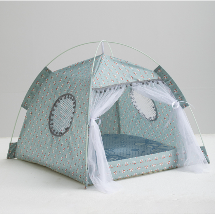Heated Insulated Outdoor Cat Tent House with Waterproof Breathable Fabric and Removable Cushion - Image 3