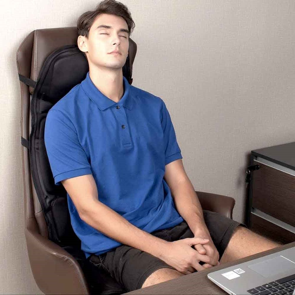 Heated Massage Seat Cushion for Desk Chair and Car with Remote Control and Pressure Relief - Image 4