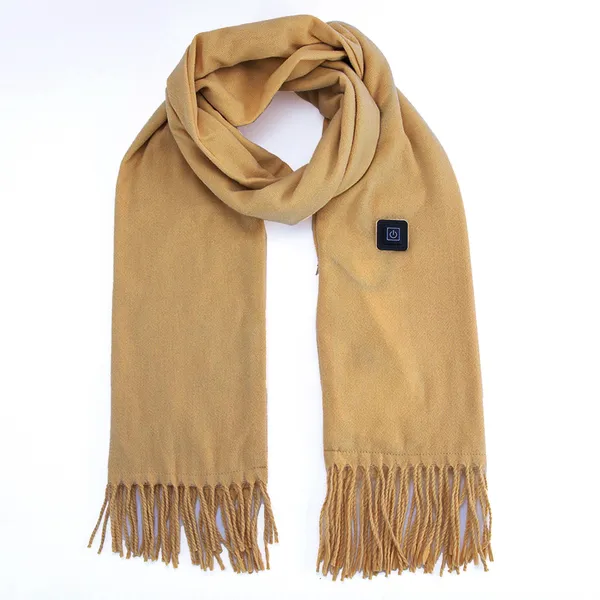 Heated Neck Wrap with Electric Heat Pad USB Rechargeable Scarf with Pockets - Image 3