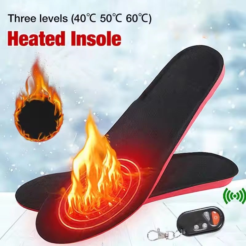 Heated Shoe Insoles with Wireless Remote Control and Arch Support Orthotic - Image 3