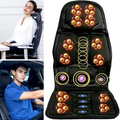 Heated Vibrating Massage Desk Chair Seat Cushion for Car and Office with Remote Control - Image 1