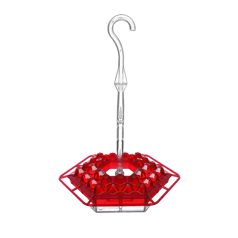 Hummingbird Feeder Hanging Saucer Plastic Outdoor Perch Ports - Image 8