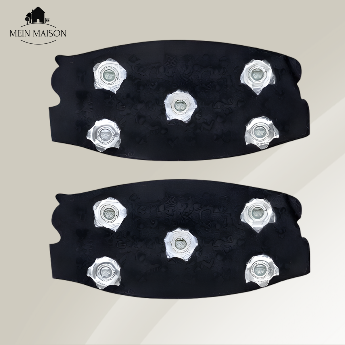 Ice Cleats with Metal Spikes and Silicone Straps for Winter Traction - Image 10