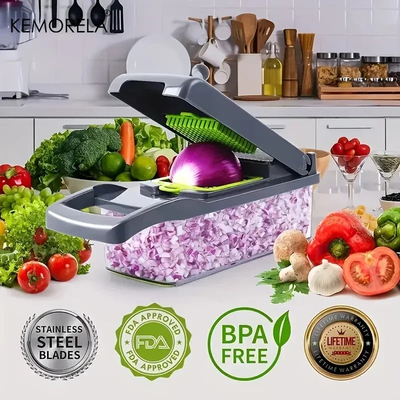 Multifunction Vegetable Chopper Slicer Grater Set