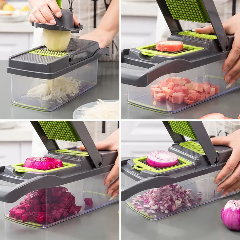 Multifunction Vegetable Chopper Slicer Grater Set
