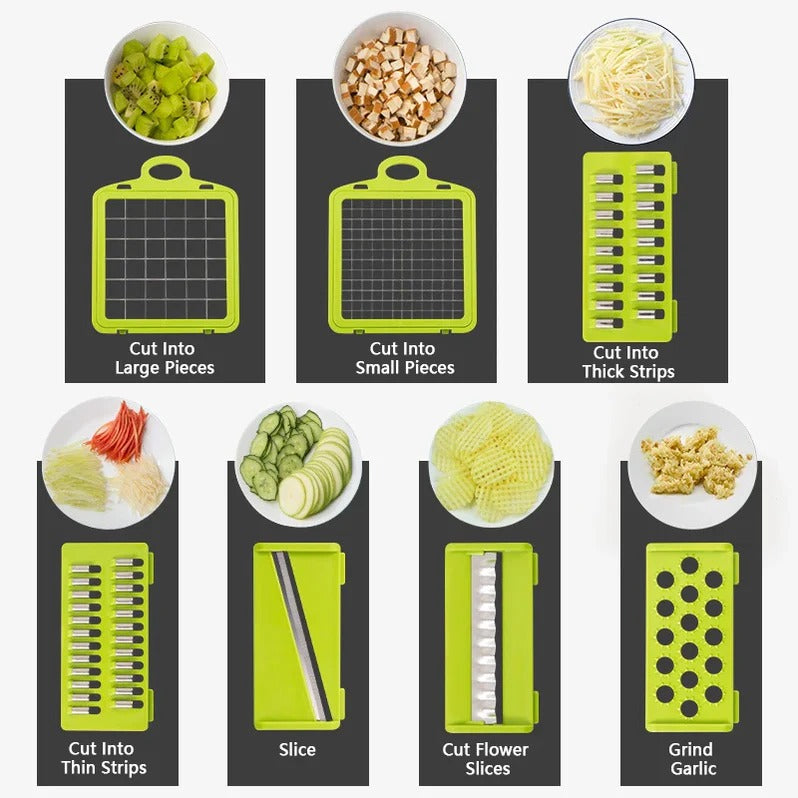 Multifunction Vegetable Chopper Slicer Grater Set