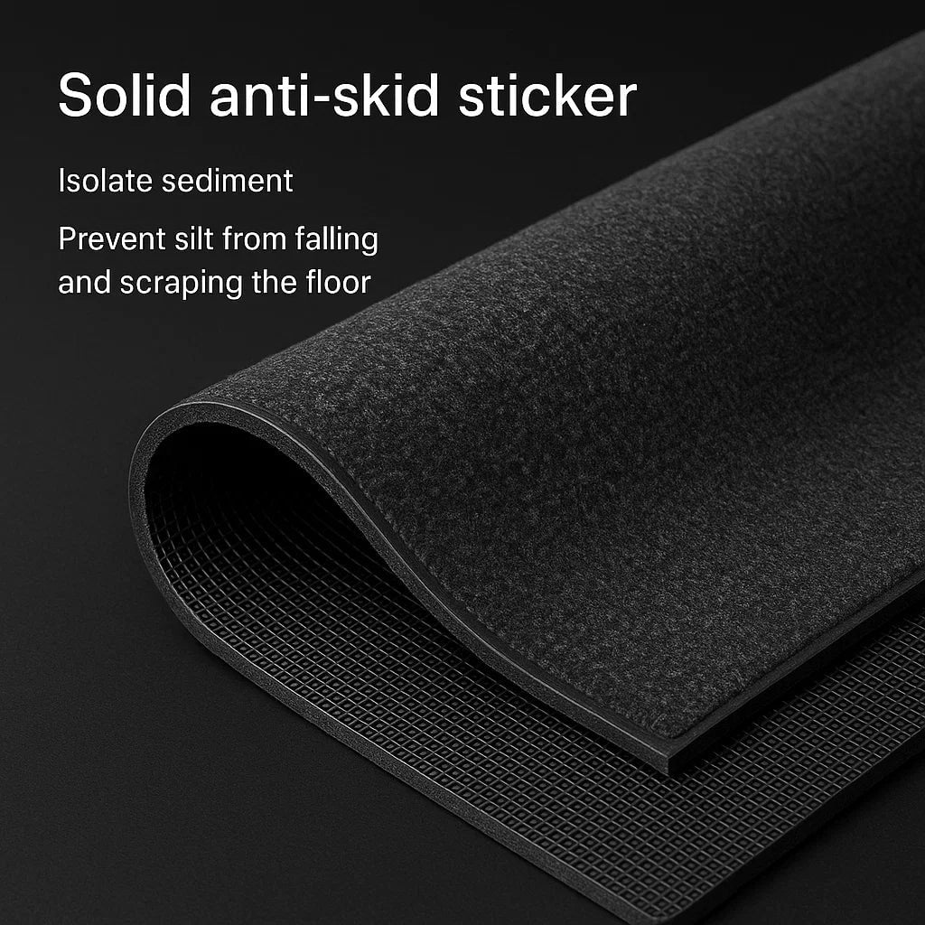 Indoor Outdoor Doormat with Non-Slip Ribbed Texture and Dirt-Trapping Design Coir Autumn Fall - Image 3