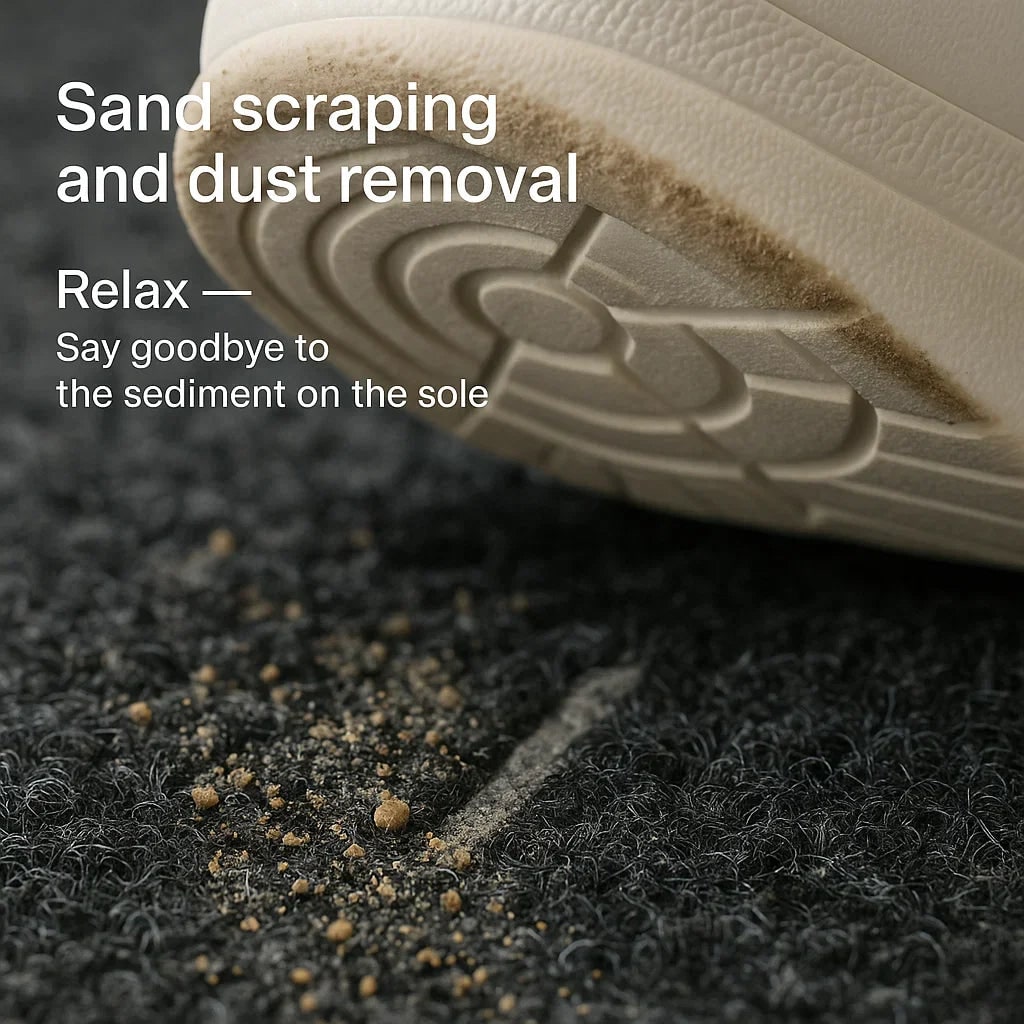 Indoor Outdoor Doormat with Non-Slip Ribbed Texture and Dirt-Trapping Design Coir Autumn Fall - Image 4