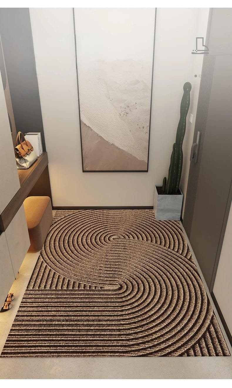 Indoor Outdoor Doormat with Non-Slip Ribbed Texture and Dirt-Trapping Design Coir Autumn Fall - Image 5
