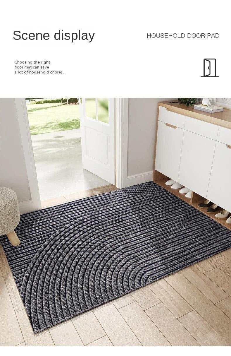 Indoor Outdoor Doormat with Non-Slip Ribbed Texture and Dirt-Trapping Design Coir Autumn Fall - Image 8