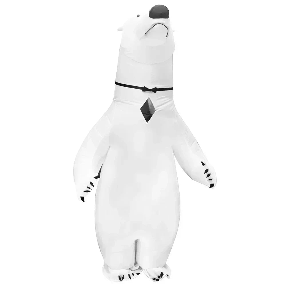 Inflatable Christmas Costume with Blow Up Holiday Character Design for Festive Party Events - Image 2