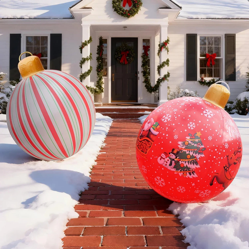 Inflatable Christmas Ornaments Giant Outdoor Decoration with Weather-Resistant PVC - Image 5