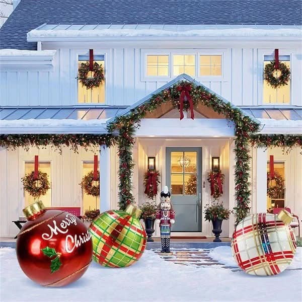 Inflatable Decorations Giant Ornament Ball for Outdoor Holiday Displays - Image 15