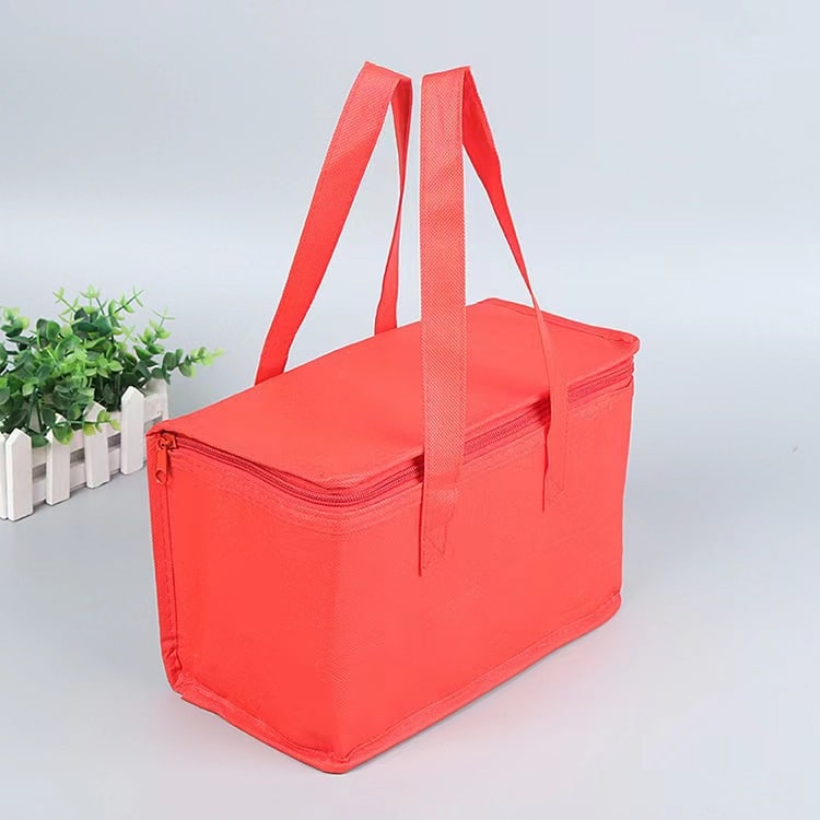 Insulated Lunch Bag and Cooler Box with Zipper Closure Dual Handles and Thermal Food Carrier - Image 1