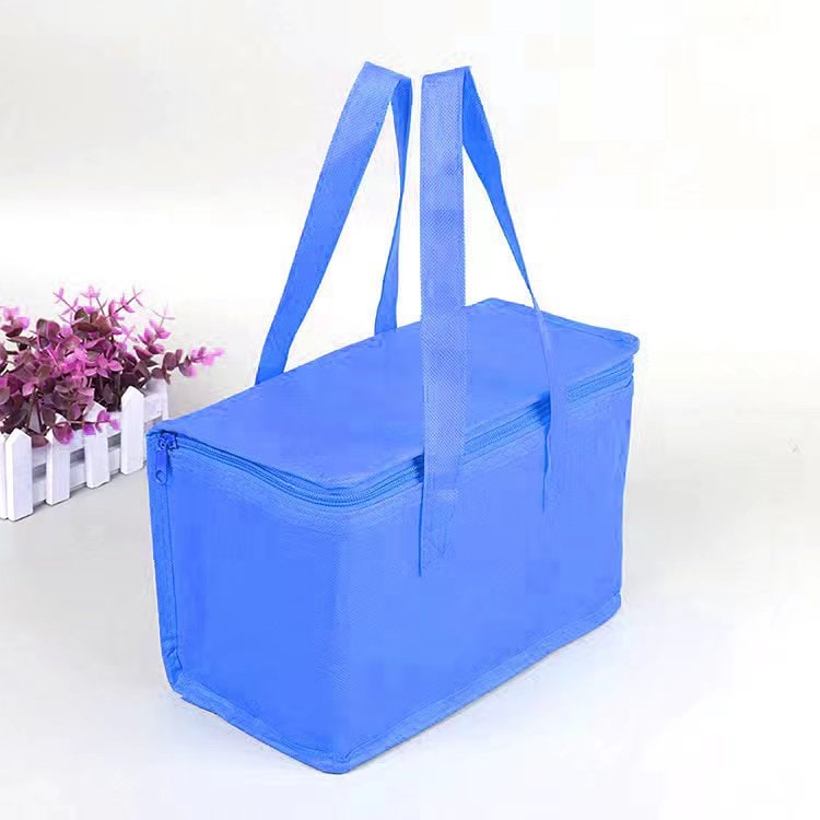 Insulated Lunch Bag and Cooler Box with Zipper Closure Dual Handles and Thermal Food Carrier - Image 2