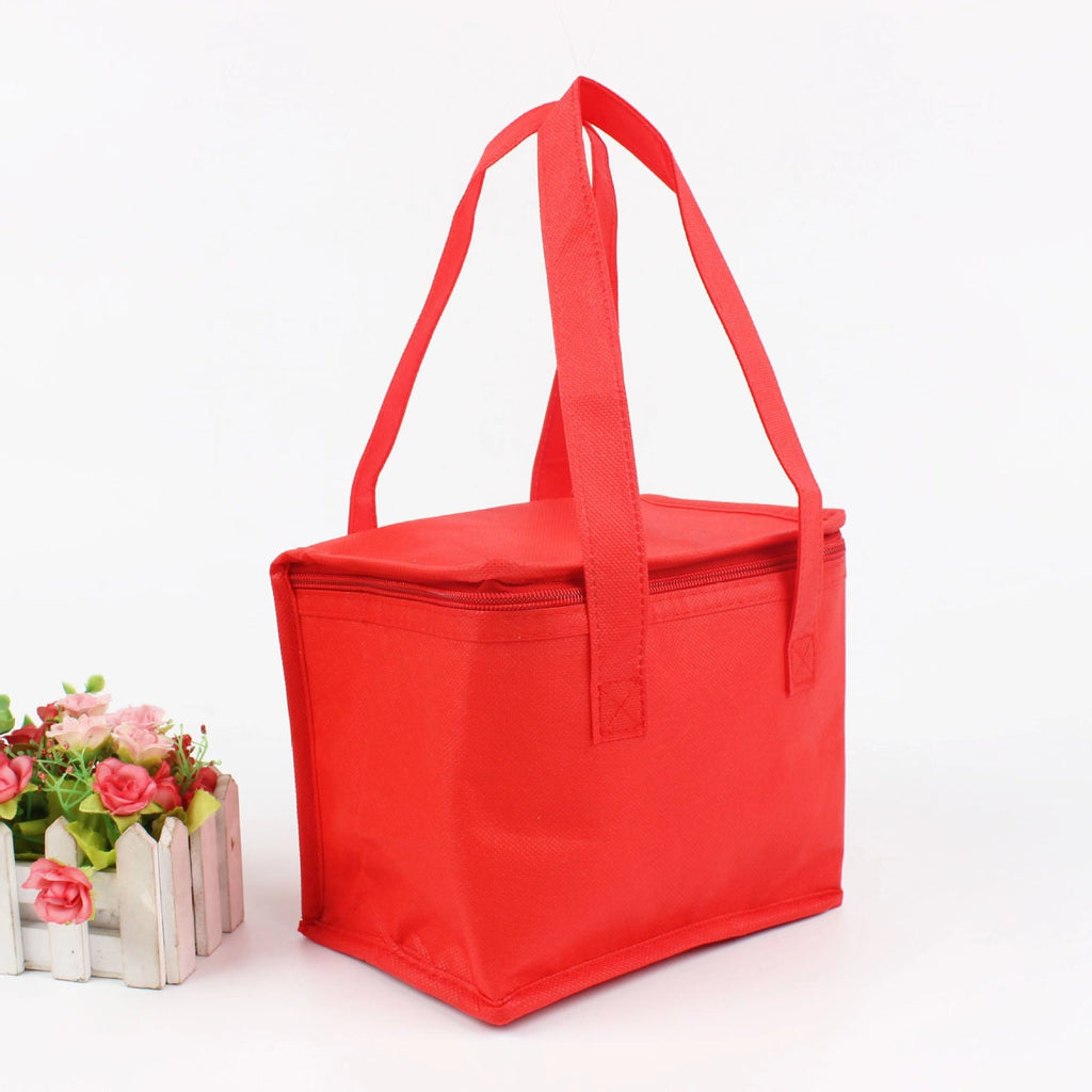 Insulated Lunch Bag and Cooler Box with Zipper Closure Dual Handles and Thermal Food Carrier - Image 4