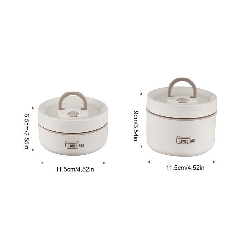 Insulated Lunch Box Bento Stainless Steel Stackable Portable Thermal Storage Boxes - Image 9