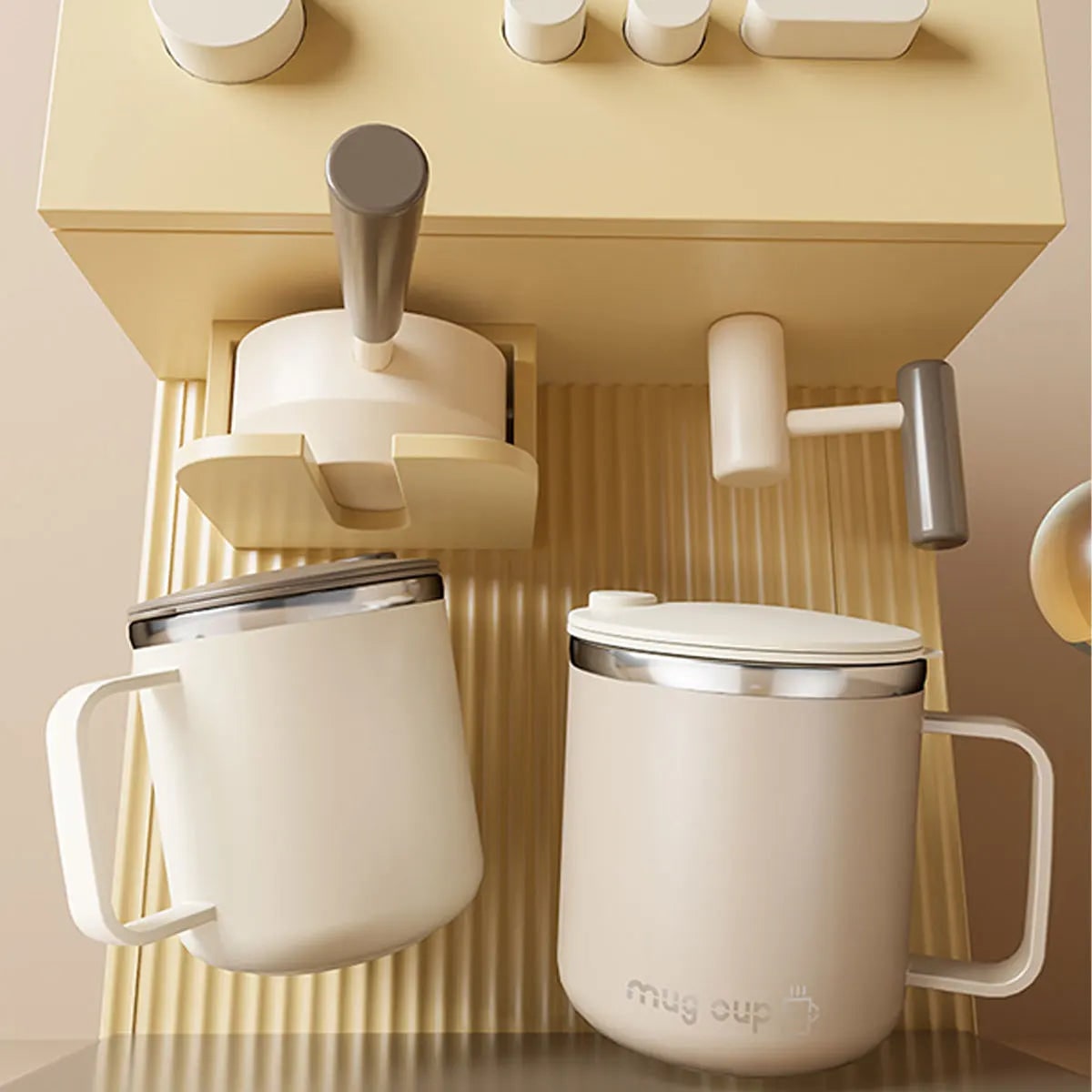 Insulated Stainless Steel Coffee Mug with Lid and Handle for Travel 400ml 20 Oz - Image 5