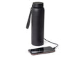 Insulated Stainless Steel Smart Water Bottle with Detachable Power Bank and Wireless Charging - Image 1