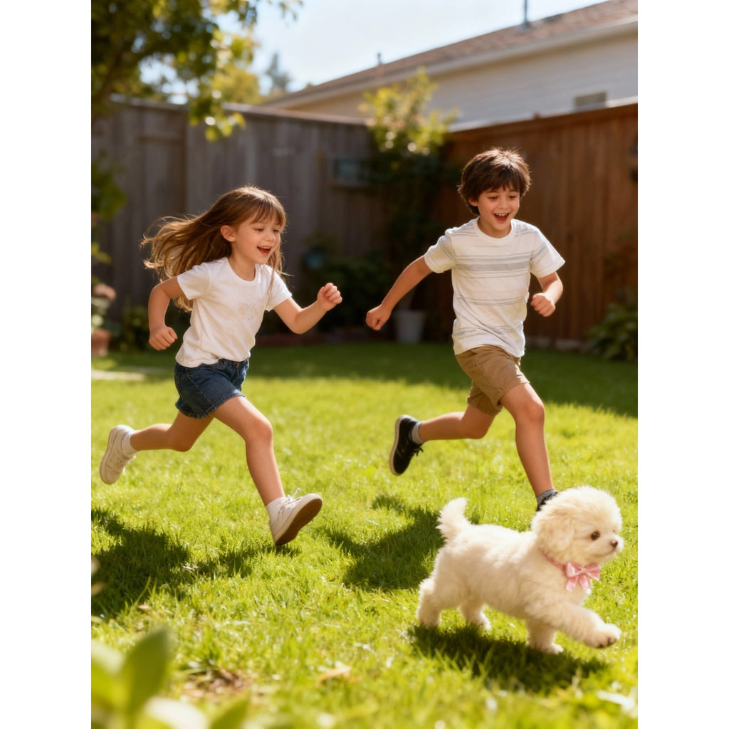 Interactive Dog Toy with Sounds and Walking Movements Soft Plush Puppy with Touch Response - Image 10