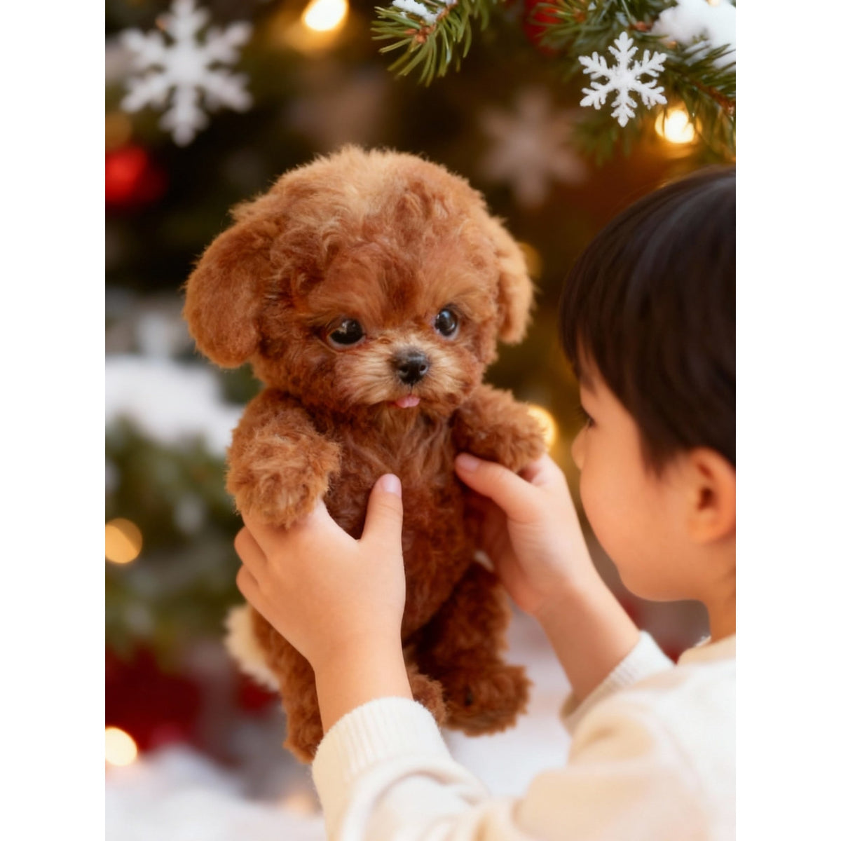 Interactive Dog Toy with Sounds and Walking Movements Soft Plush Puppy with Touch Response - Image 5