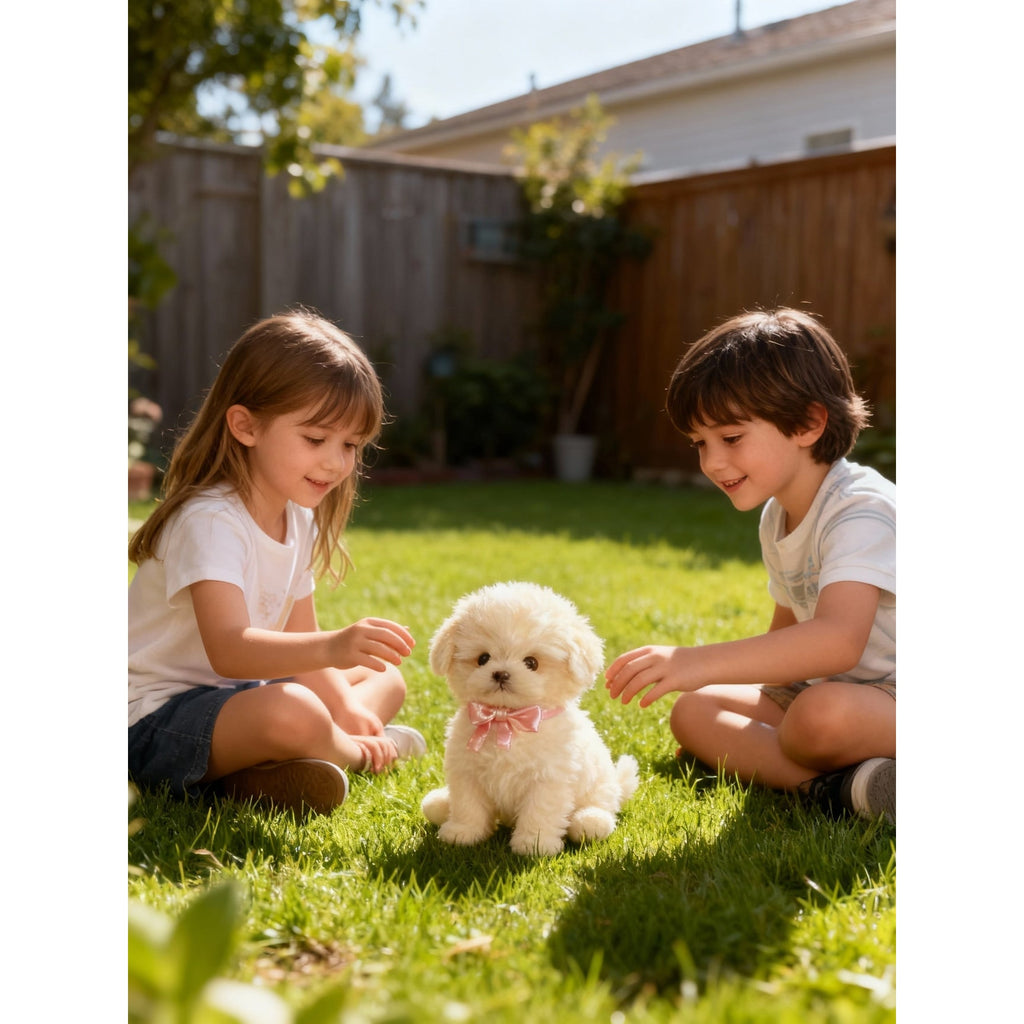 Interactive Dog Toy with Sounds and Walking Movements Soft Plush Puppy with Touch Response - Image 7