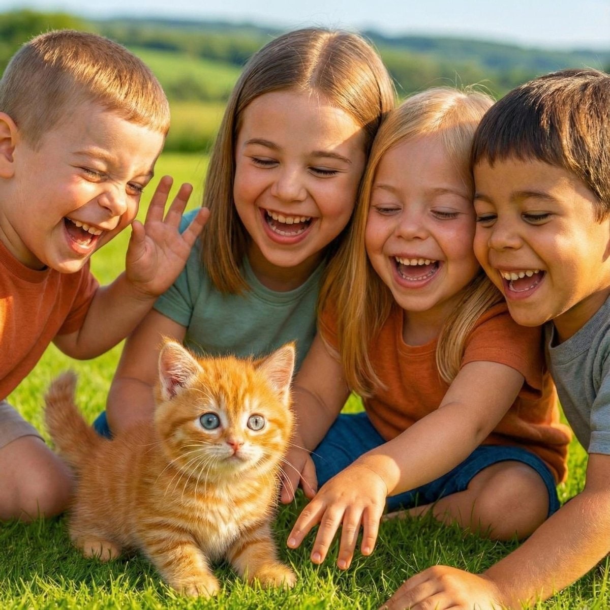 Interactive Orange Tabby Robot Kitten with Realistic Walking and Meowing Electronic Pet Toy - Image 5