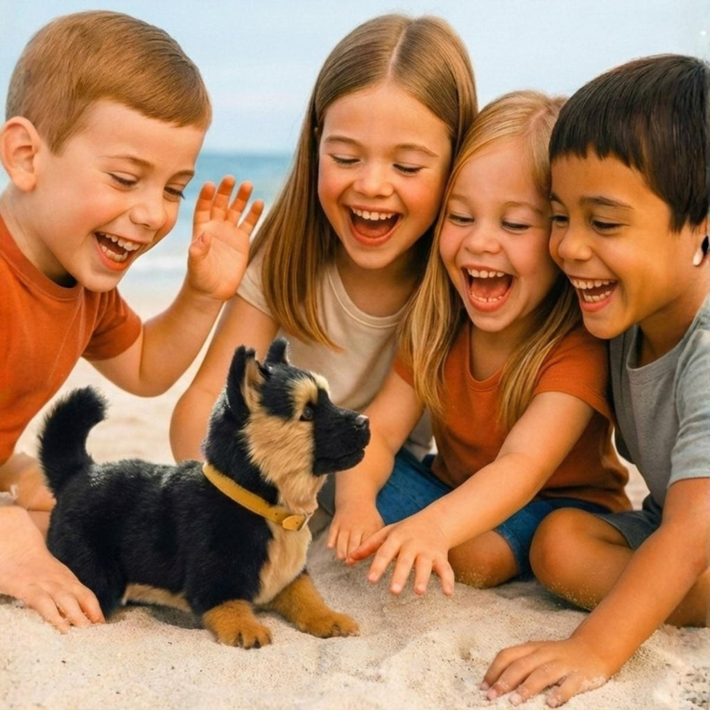 Interactive Toy Dog with Walking Barking and Wagging Features Electronic Robot Puppy - Image 6