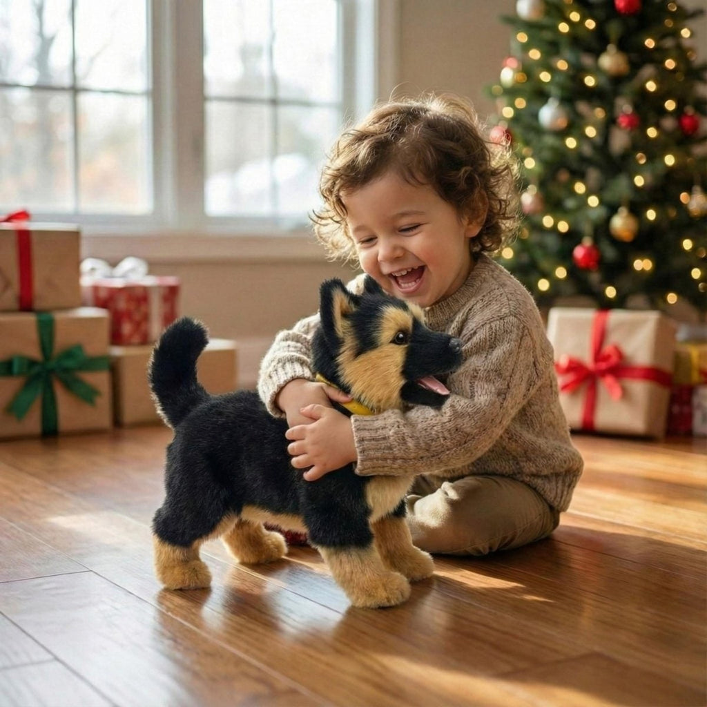 Interactive Toy Dog with Walking Barking and Wagging Features Electronic Robot Puppy - Image 8