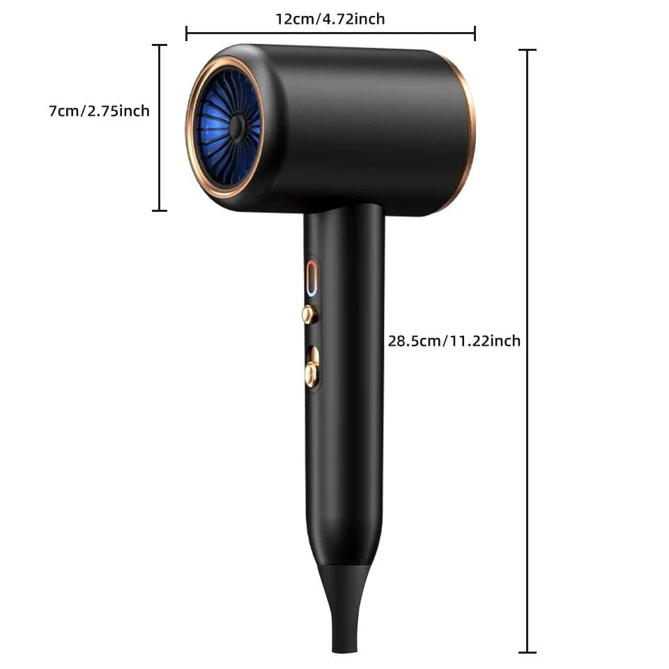 Ionic Hair Dryer Blow Fast Drying Professional Frizz Reducing LED 2400w - Image 7