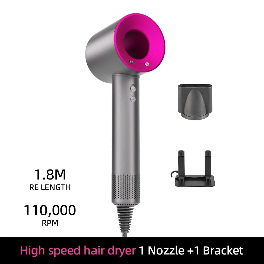 Ionic Hair Dryer Professional High Speed Anti-Frizz Negative Ion Detachable Frizz Control - Image 8
