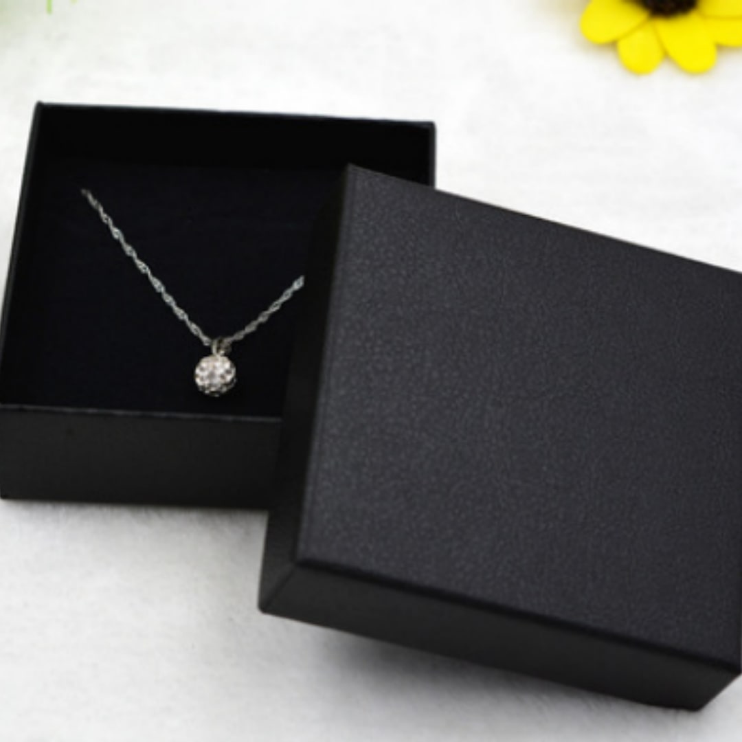 Jewelry Gift Boxes Small Cardboard Box with Foam Insert - Image 2