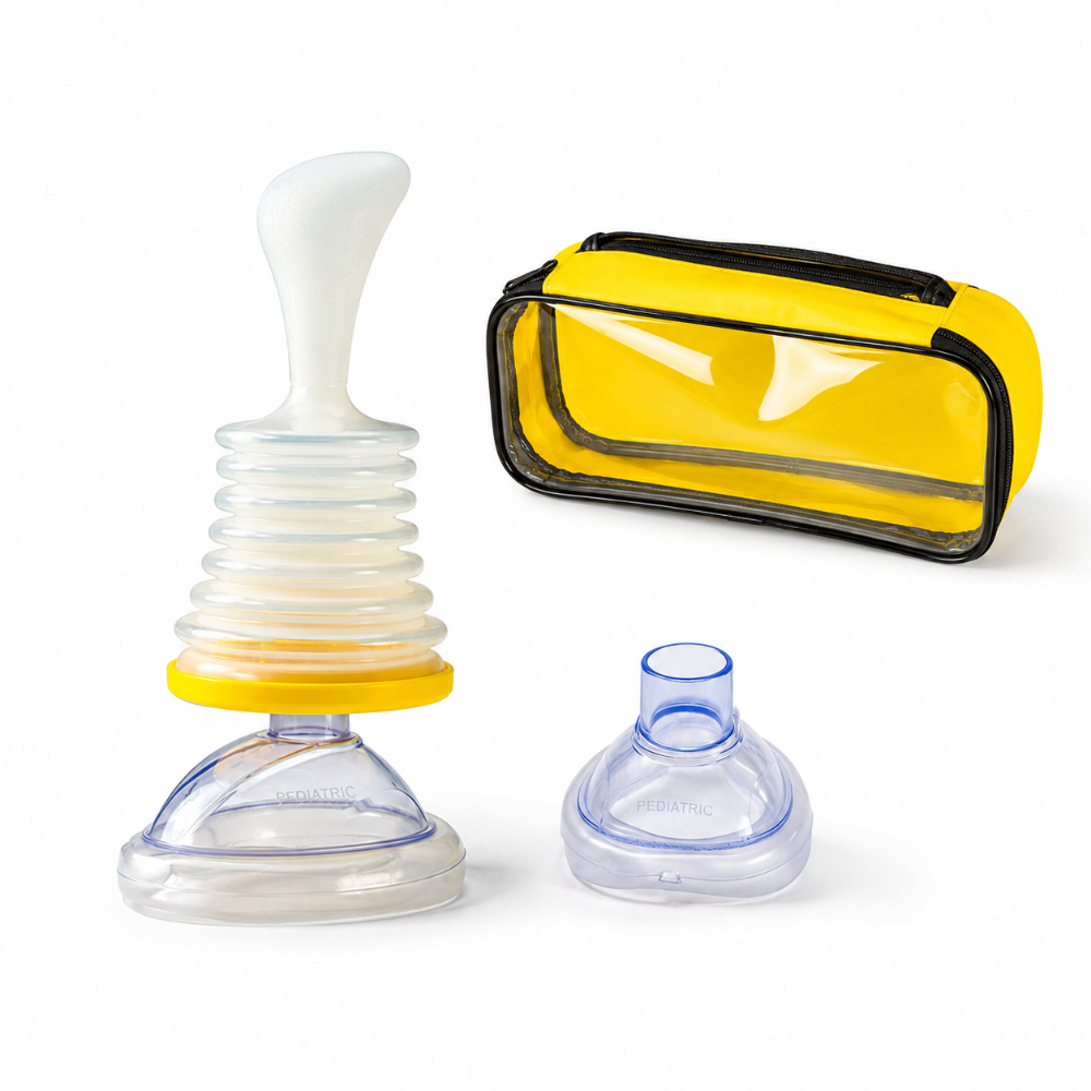 Kids' Anti Choking Device and Rescue with Manual Suction and Dual Airway Masks and Children - Image 3